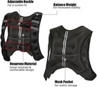 25lbs Unisex Weighted Vest Fitness Training Workout Sport Weight Vest Adjustable