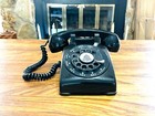 Vintage Western Electric Rotary Dial Phone  Landline Telephone  Yellow Phone