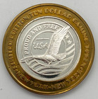 New York New York Limited Edition Ten Dollar Gaming Token  999 Fine Silver