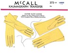 Leather Gloves Sewing Pattern Mccall 373 Vintage 1940 s Pick  m l 