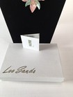 Lee Sands Inlaid Mother Of Pearl Flower Peridot Coral Bead Necklace New In Box