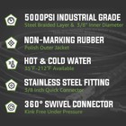 Yamatic 5000psi 3 8  Pressure Washer Hose For Hot Water Rubber Power Washer Hose