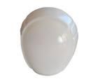 Vintage Art Deco Style Vanity Light Shade Globe White Clear Hollywood Regency