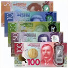 Set 5 Pcs New Zealand 5 10 20 50 100 Dollars Polymer New Unc Banknote