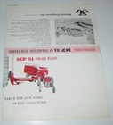 Massey Ferguson Mf 51 Forage Wagon   Bunk Feeder Sales Brochure Literature 1958