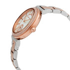 Michael Kors Abbey Quartz Crystal White Dial Ladies Watch Mk4616