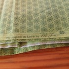 Wrapped In Love Fabric Designed By M Liss 4 5 Yds Green Print 100  Cotton