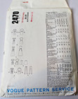 Vintage Vogue 2470 Sewing Pattern - Size 10 - Dress Skirt Pants - Complete uncut