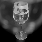 Belgian Shepherd Malinois Frieze Boxed 35cl Crystal Wine Glass