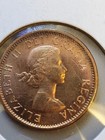 1960 Canada 1 Cent Coin Brilliant Uncirculated