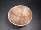 Pre-columbian Mayan Polychrome Footed Bowl C 600-900 Ad