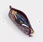 Coach   Brain Dead Plaza Bag In Signature Jacquard In Plum  pink purple 