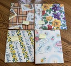 Vintage 50   s-60   s 5 Sheets Of Gift Wrap 