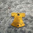 Oregon Dog License Bicentennial 1776