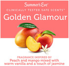 Summer s Eve Feminine Cleansing Wipes  Golden Glamour  16 Count