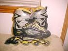 New Men s Roller Derby Aerio Q-80 Inline Skates - Black yellow  Size 11