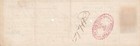 1875  National Mount Wollaston Bank Quincy Cancelled Check W  Revenue Stamp 2 C