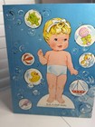 Vintage 1977 Whitman Rub-a-dub Dolly Paper Doll Book Uncut Clothes Retro Toy