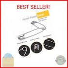 300 Pack Safety Pins Assorted  4 Different Sizes  Strong Nickel Plated Steel  Sa