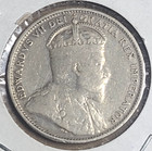 1904 Newfoundland 20 Cents Sterling Silver Coin  925 - King Edward Vii  766 