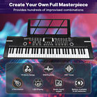 61 Key Music Electronic Keyboard Electric Digital Piano Organ Black Best Gift