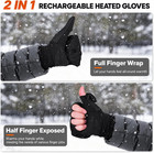 Heated Gloves For Men Women  Rechargeable Electric Heated Gloves