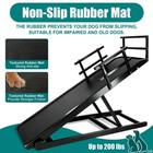 Dog Ramp For Couch Or Bed  Folding Wooden Pet Ramp With Anti-slip Rubber Mat   3