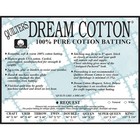 Quilters Dream Cotton Natural Unbleached Request Loft Queen Size Quilt Batting