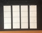 Stamps Canada Lot Of Mnh Sc550 Qe Coil Stamps Strips Of 4  See Details 