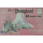 This Is Disneyland 1960s Postcard 26 Souvenir Folder Disney Park Vtg  Photobook