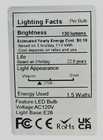 Low Watt Led Light Bulbs 1 5w Equivalent 10w 15w 20w Warm White 1 5w Pack-4