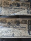 Lot  Of 3 Bank Of United States   1000 1840 Sammy Lane Boat Line Advertisement 