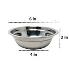 3 6 9 12 Pcs Stainless Steel Mixing Bowls  Metal Prep Bowls  Food Storage  Fruit