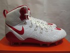 Nike Force Savage Pro 880144-166 Mens White Red Football Cleats New  J39k