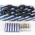 6x Oem Bosch Ignition Coil  6 Spark Plug For Bmw 325i 328i 525 528 530 535 X3 X5