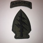 U s  Army Special Forces With Airborne Tab Subdued Patch