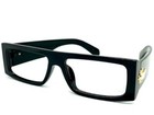 Classic Modern Retro Super Thick Square Lensless Eye Glasses Frame Only No Lens