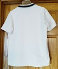 Vtg Z Cavaricci Chinos Polo Top Womens Large Ivory Embroidered Preppy Y2k Sporty