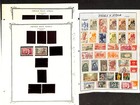 French West Africa Stamp Collection On 12 Scott Specialty Pages  1943-1958  ba 