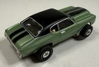 Chevrolet Chevelle Ss Green W  Black Stripes Ho Scale Slot Car