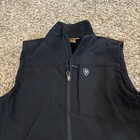 Ariat Kids Black Softshell Vest With Logo Size Large Black