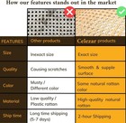 24  Width Square Rattan Cane Webbing Roll 15 Feet For Caning Projects Fine Radio