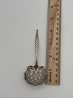 Oval Flat Twist Sterling Silver Pierced Bowl Bon Bon Server Candy Nut Spoon