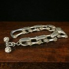 Vintage Indian Navajo Indigenous Handmade Antique Collection Silver Bracelet 428