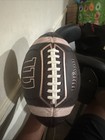 Wilson Omega Leather Football - Game Prepped - Mudded - Nfhs college