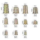 230pcs Threaded Hex Drive Insert Fixing Wood Screw Inserts Nuts M4 m5 m6m8 m10