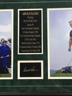 Arnold Palmer The King Facsimile Signed 2 8x10 Photo Golf Collage Framed Suede