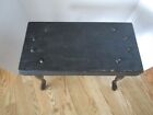 Vintage Reclaimed Wood   Metal Rustic Bench Stool Seat Entry Hallway 18 25    Wide