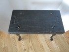 Vintage Reclaimed Wood   Metal Rustic Bench Stool Seat Entry Hallway 1950 s