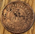 Straits Settlements 1 Cent Coin  No Date  1872-1883   Queen Victoria